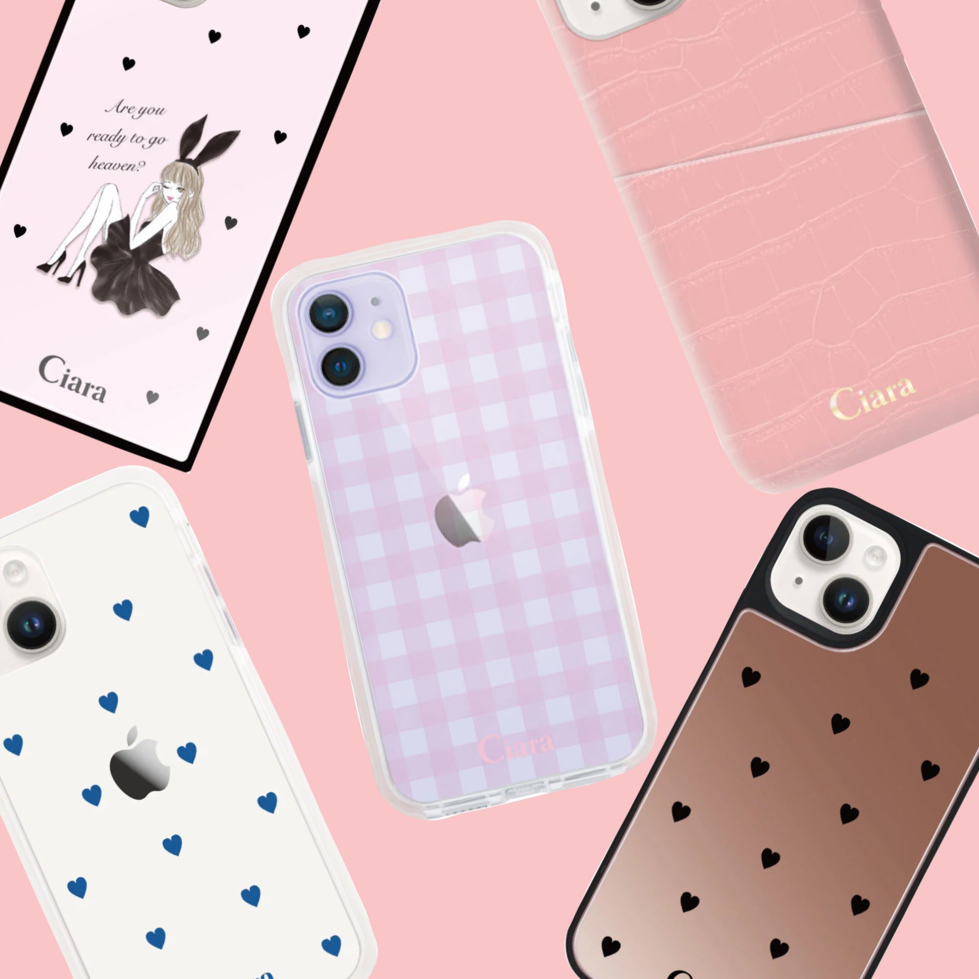 かわいいiPhone14Plusケース!スマホケース素材別にご紹介