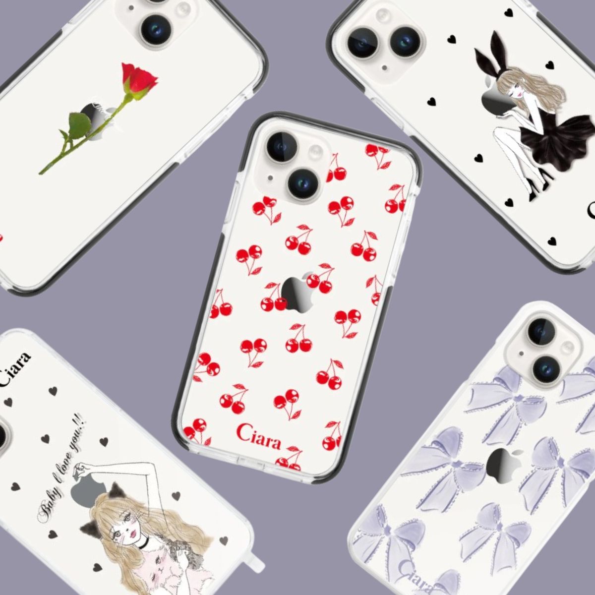 ホワイト(白)のiPhoneに似合うスマホケースまとめ