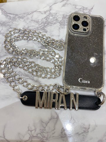 バンドレザーチェーンショルダーカスタム