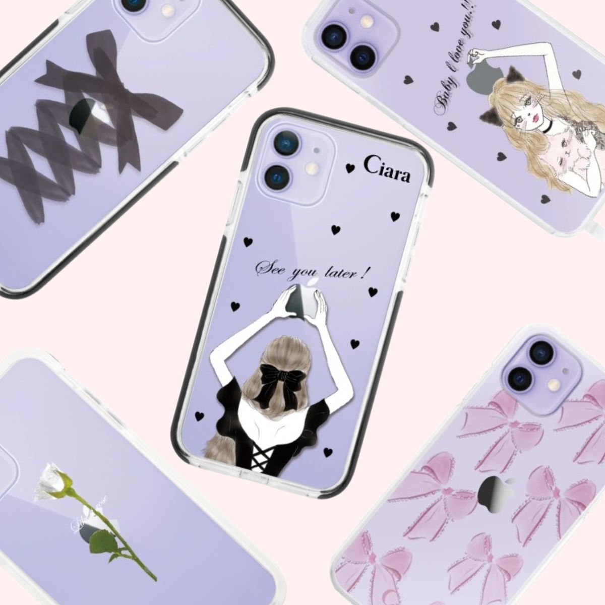 パープル(紫)のiPhoneに合うスマホケースまとめ