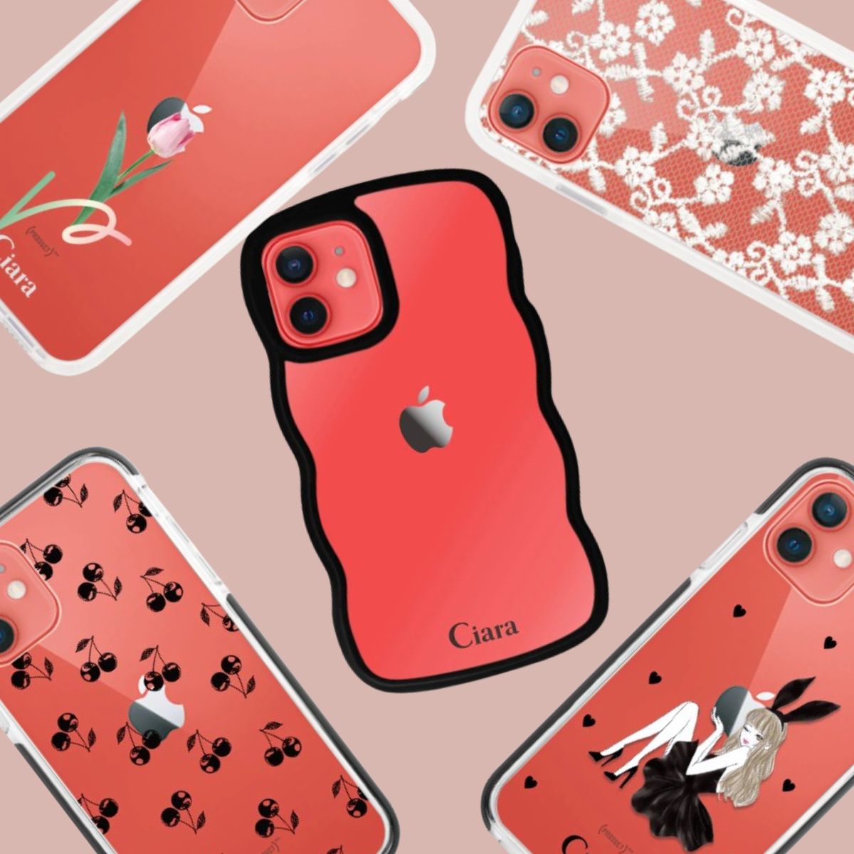 レッド(赤)のiPhoneに合うスマホケースまとめ