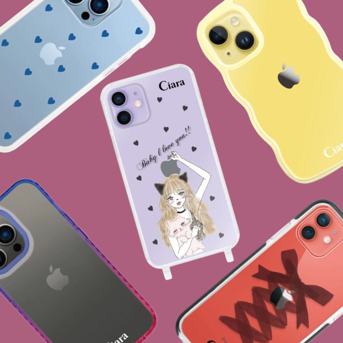 iPhone機種色別おすすめケースデザイン