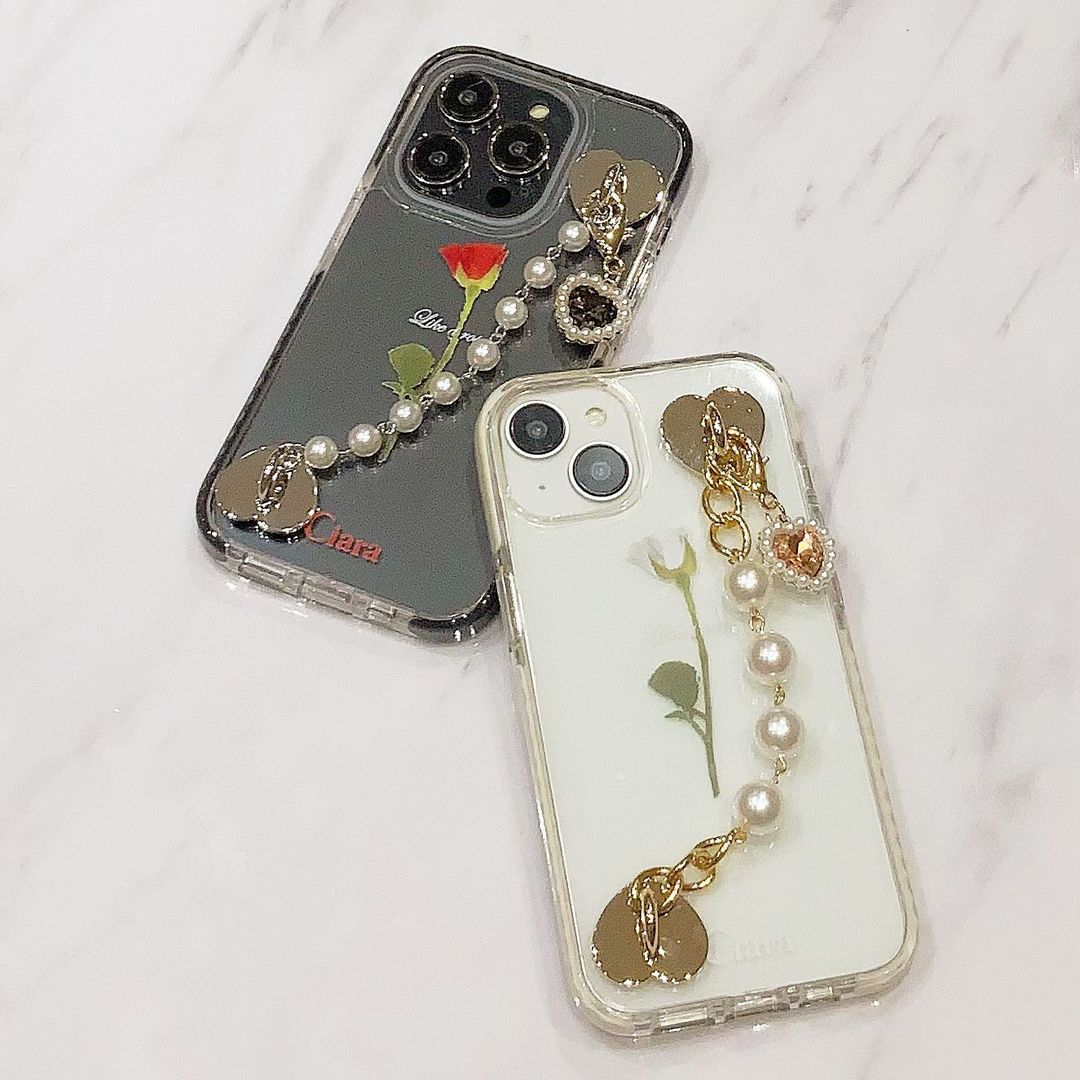 チェーンチャームローズケース