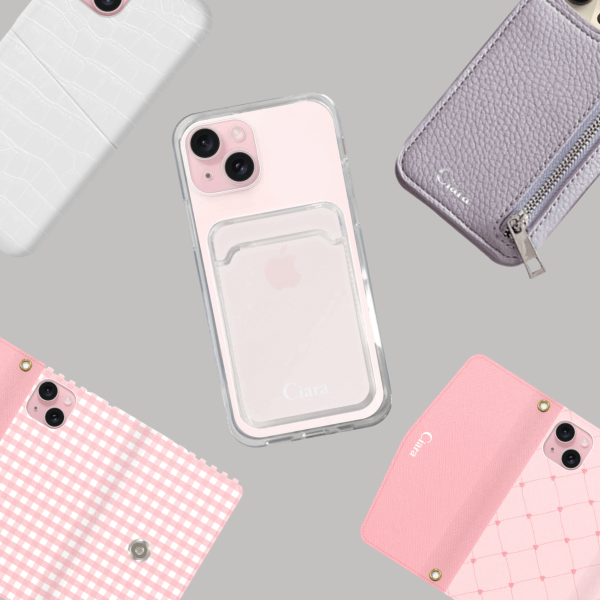 iPhone15のかわいいカード収納付きケースって?種類や選び方を紹介