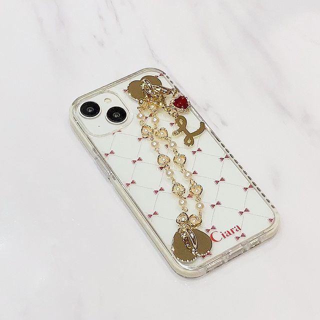 レッドキルティングリボンカスタム