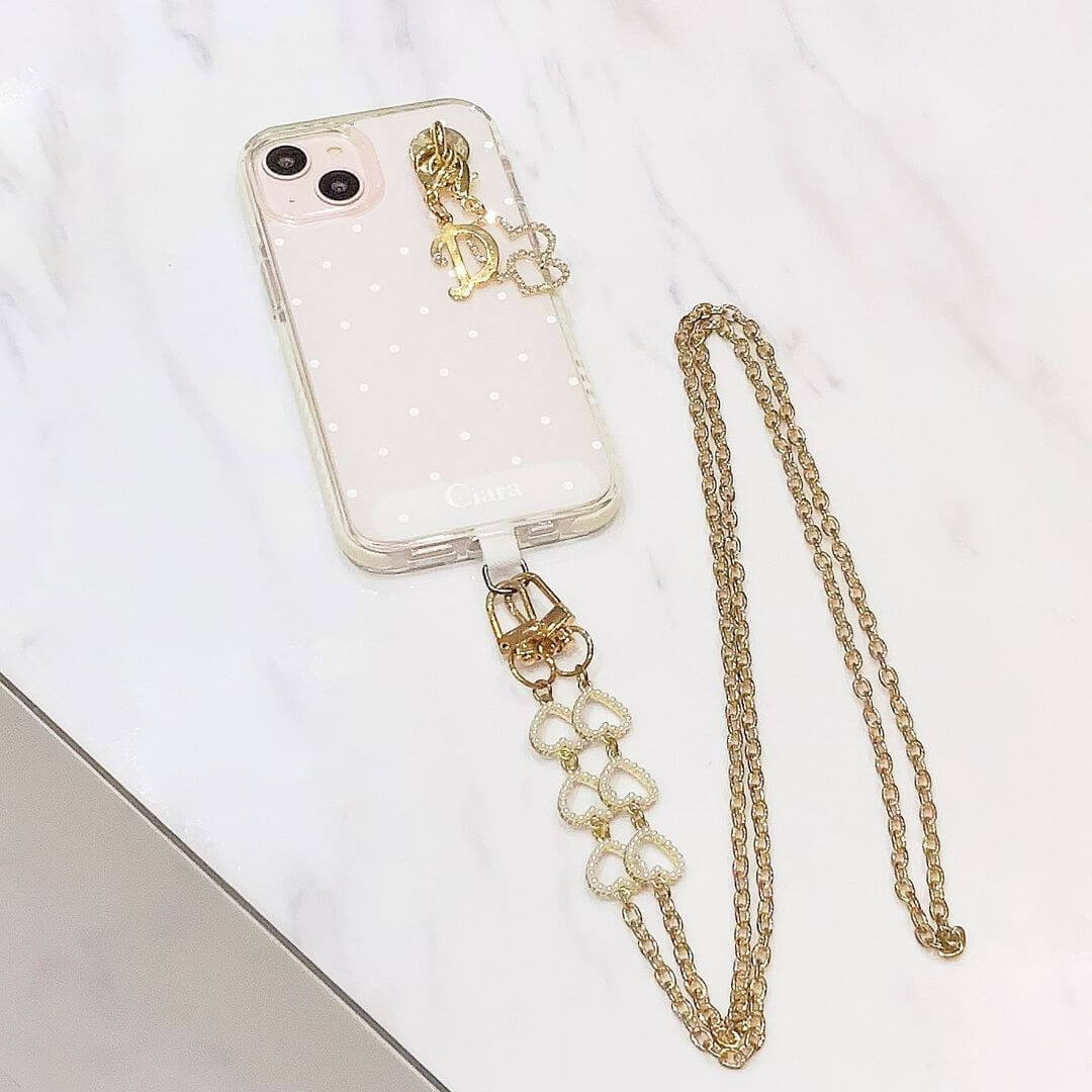 ホワイトドットケースカスタム