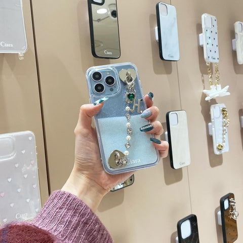 グリッターケースカスタムチェーンチャーム