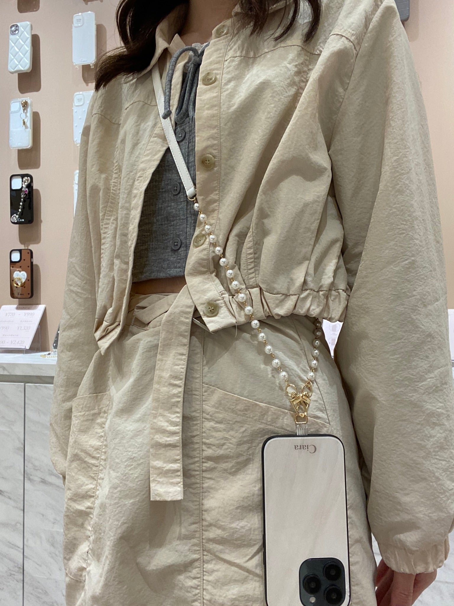 レザーパールストラップカスタム