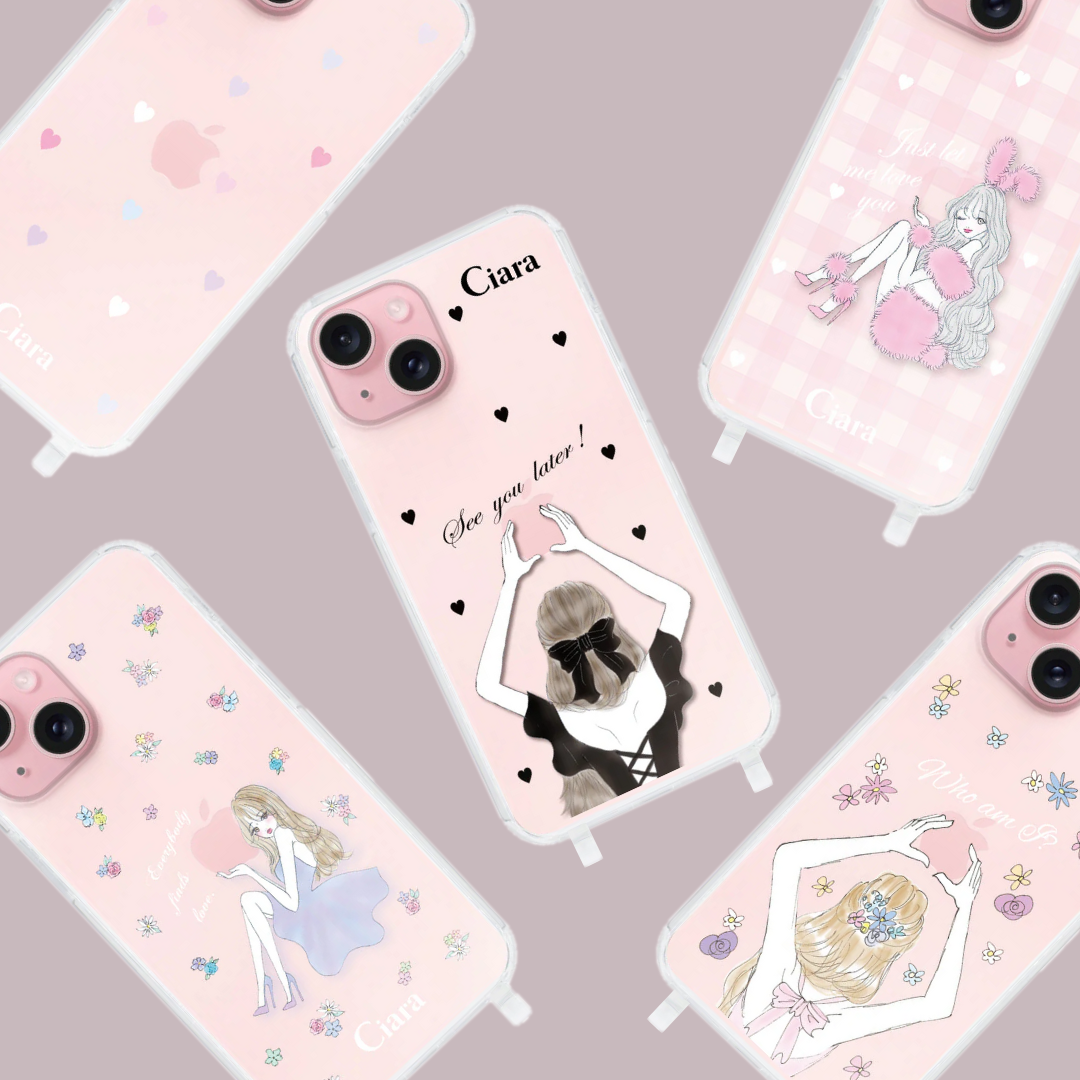 ストラップ付き透明クリアiPhoneケース!ホールやショルダーも紹介