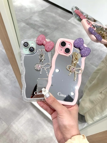 ウェーブロゴミラーケースカスタム