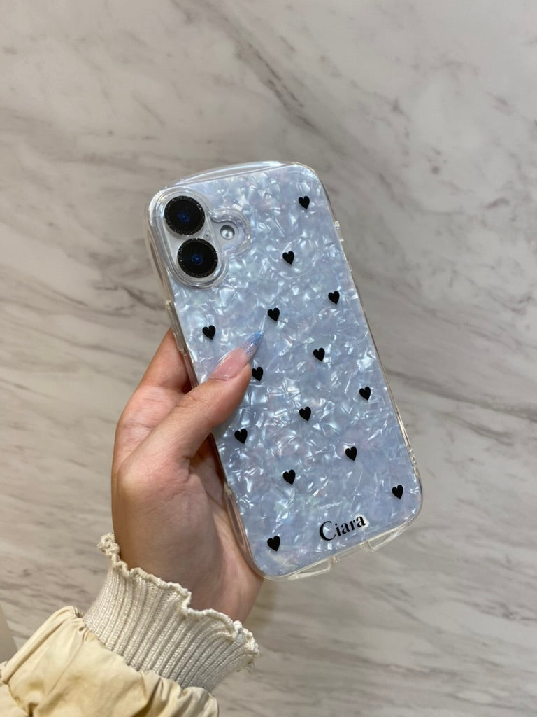 TPUグリップスウィートハートクリアケース カスタム
