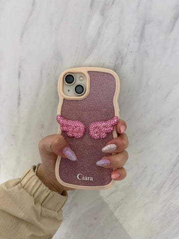 ピンクウェーブケースカスタム