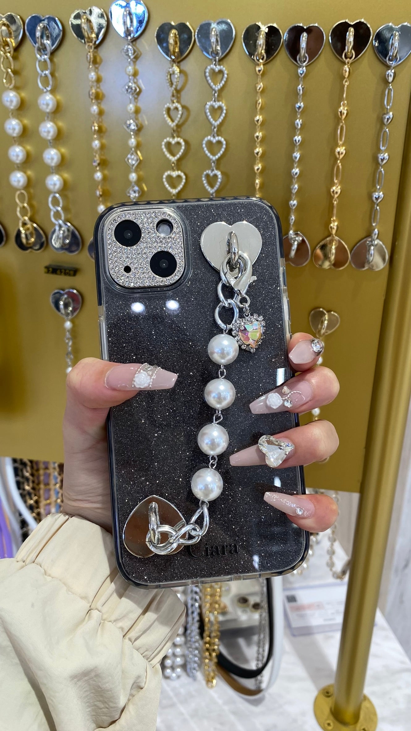 クッションバンパー 耐衝撃クリアケース ロゴ