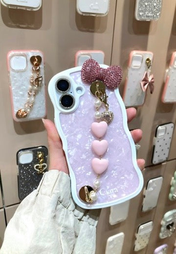 ウェーブクリアロゴケースカスタム