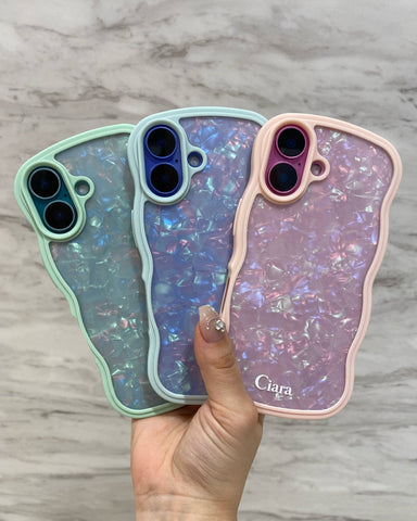 ウェーブフレームロゴクリアケース