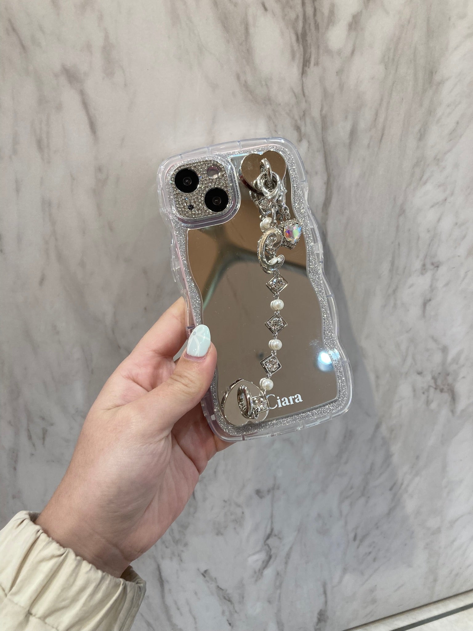 クリアウェーブミラーケースカスタム