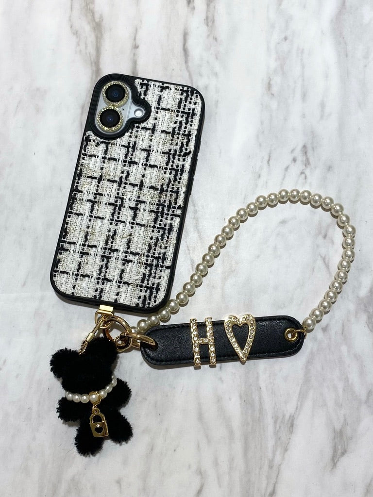 ツイードレザーTPUケースカスタム