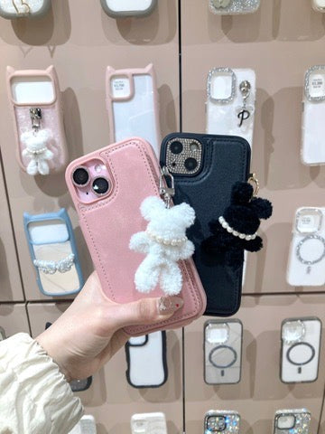 カード収納付きバックフリップロゴ手帳型ケースカスタム