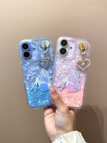 グリッターオイルクリアケースカスタム