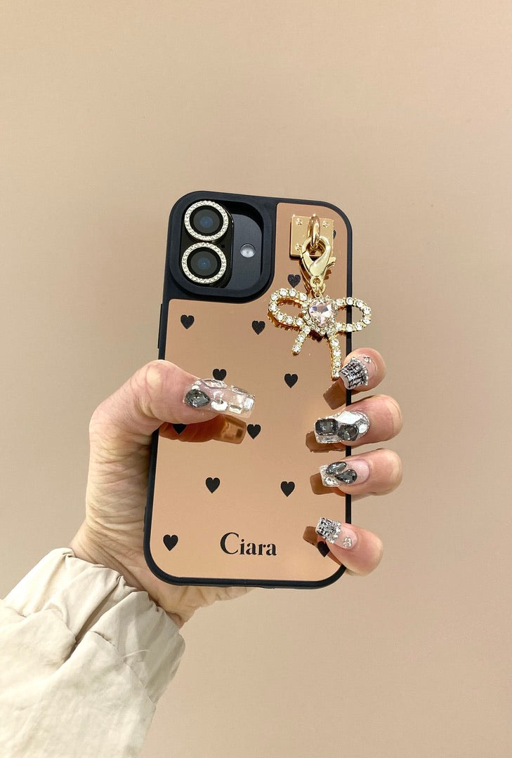 ピンクミラーケースカスタム