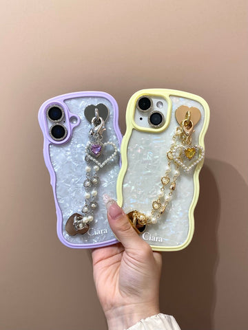 ウェーブフレームロゴクリアケース カスタム