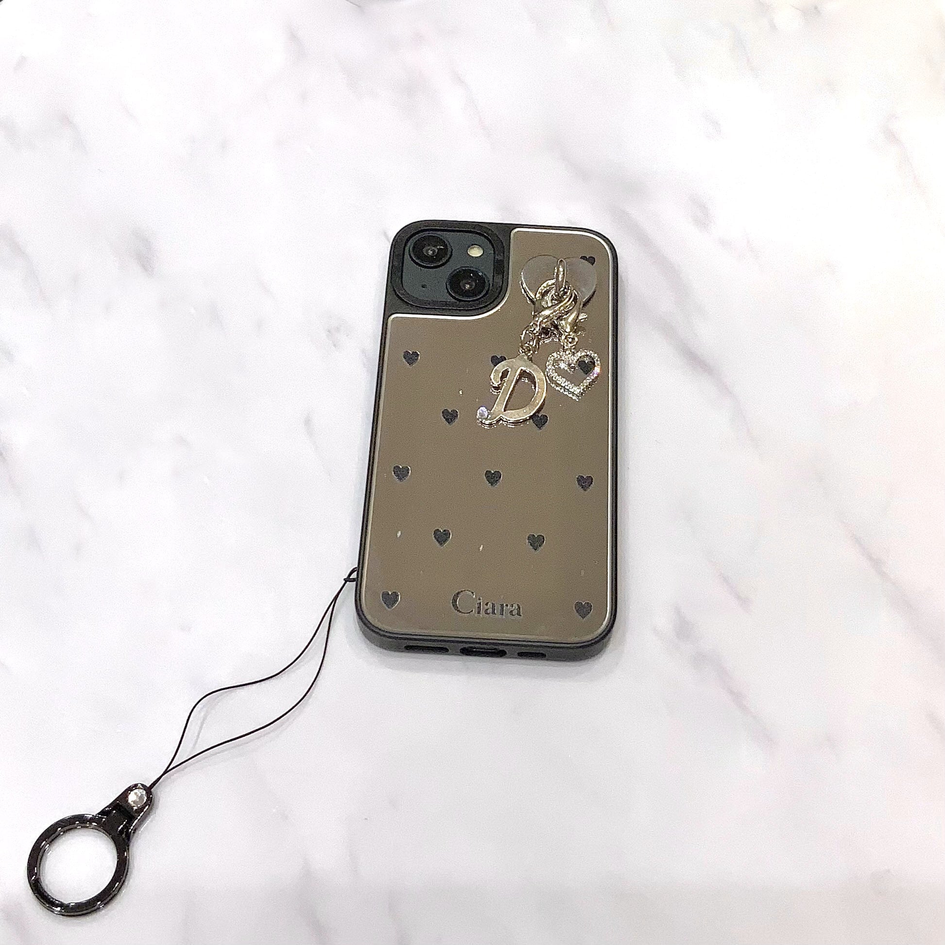 リングストラップミラーケース