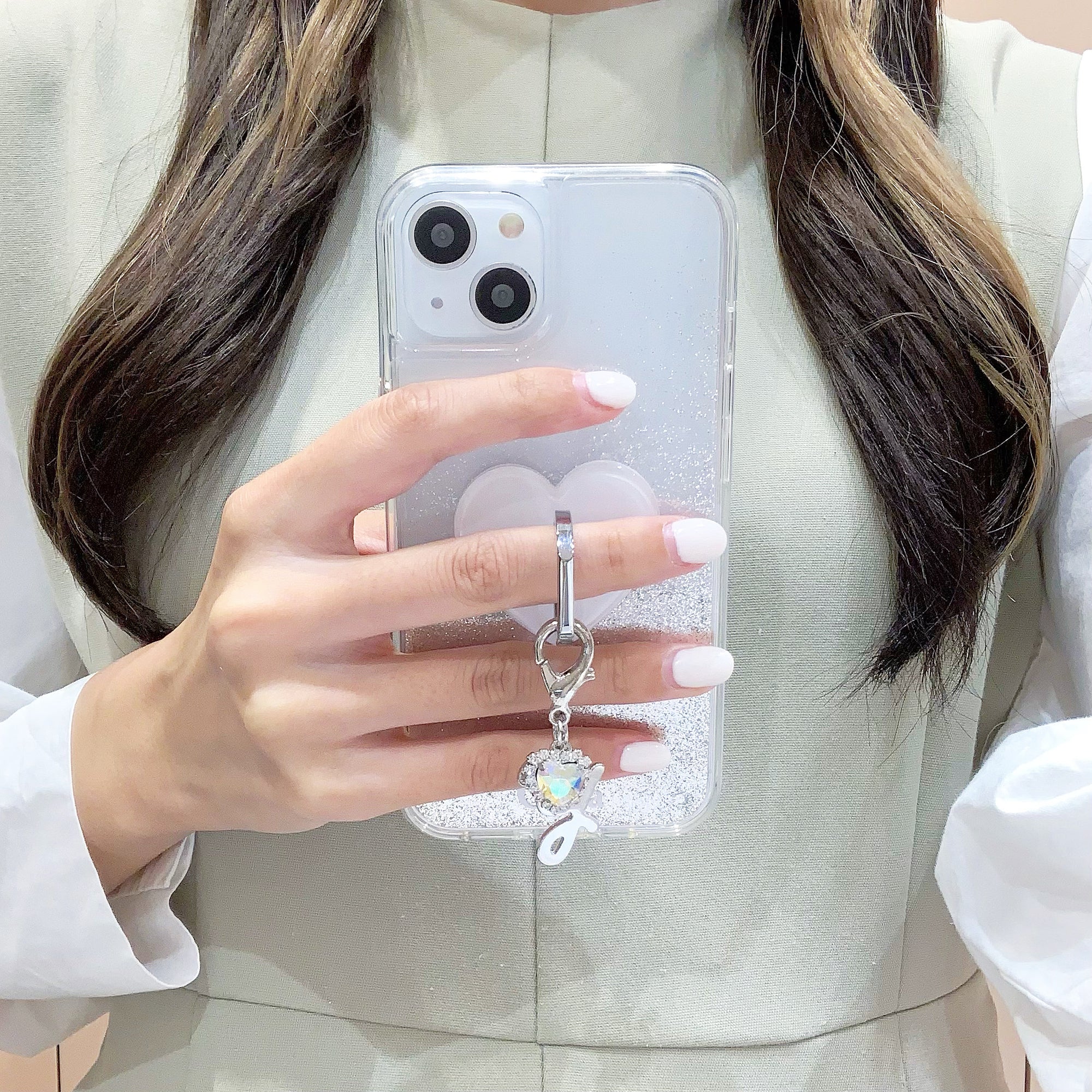 シルバースマホリングカスタム