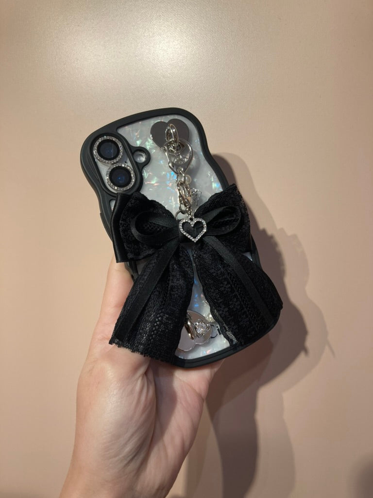 ウェーブフレームロゴクリアケース カスタム