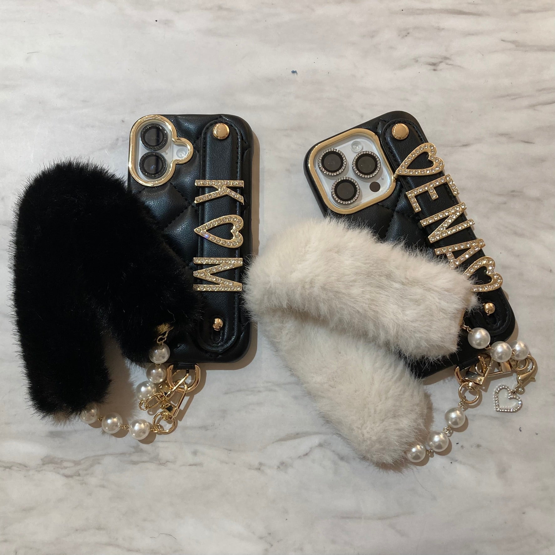 ショートファーパールストラップカスタム