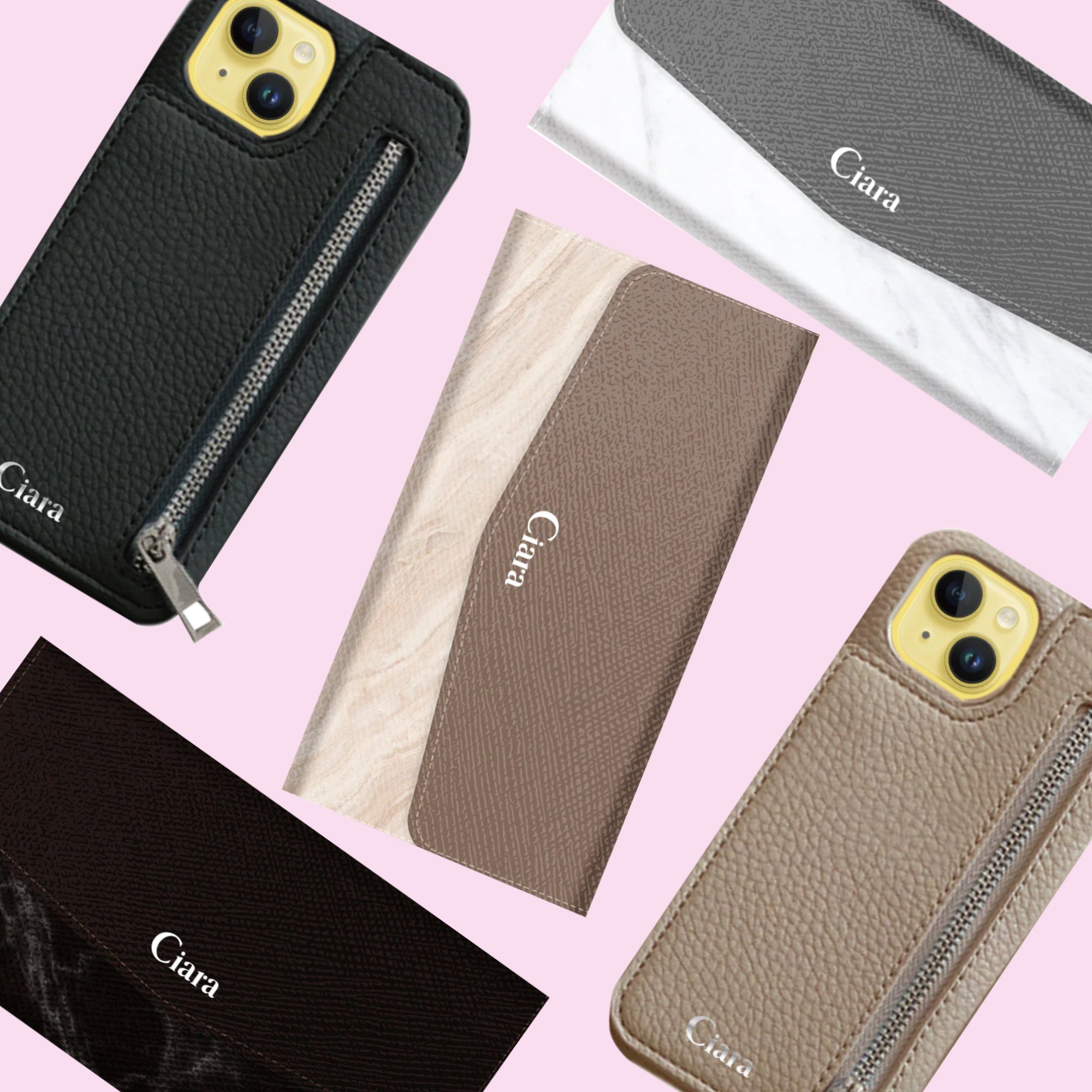 手帳型iPhoneケースブランドはCiara!特徴とメリットをご紹介♪