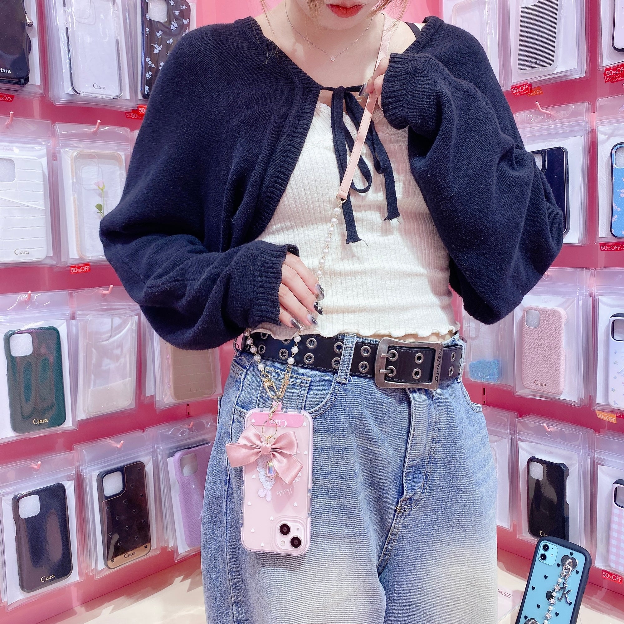 ピンクバニーリボンカスタム