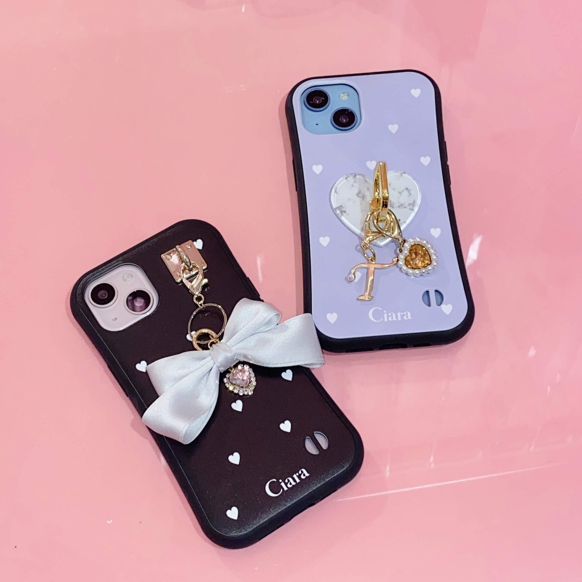 ハートグリップケースチャームカスタム