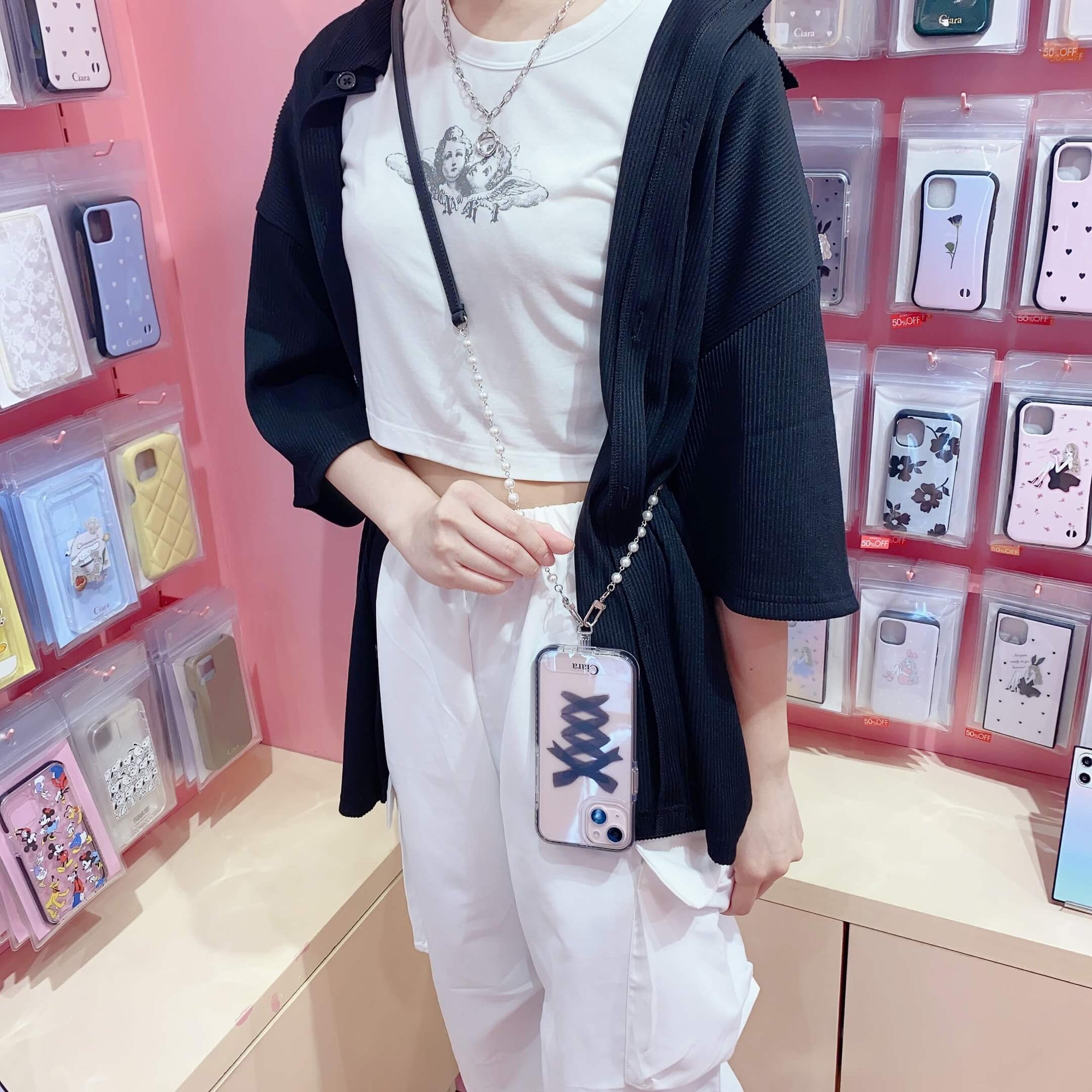 ストラップレースリボンケース