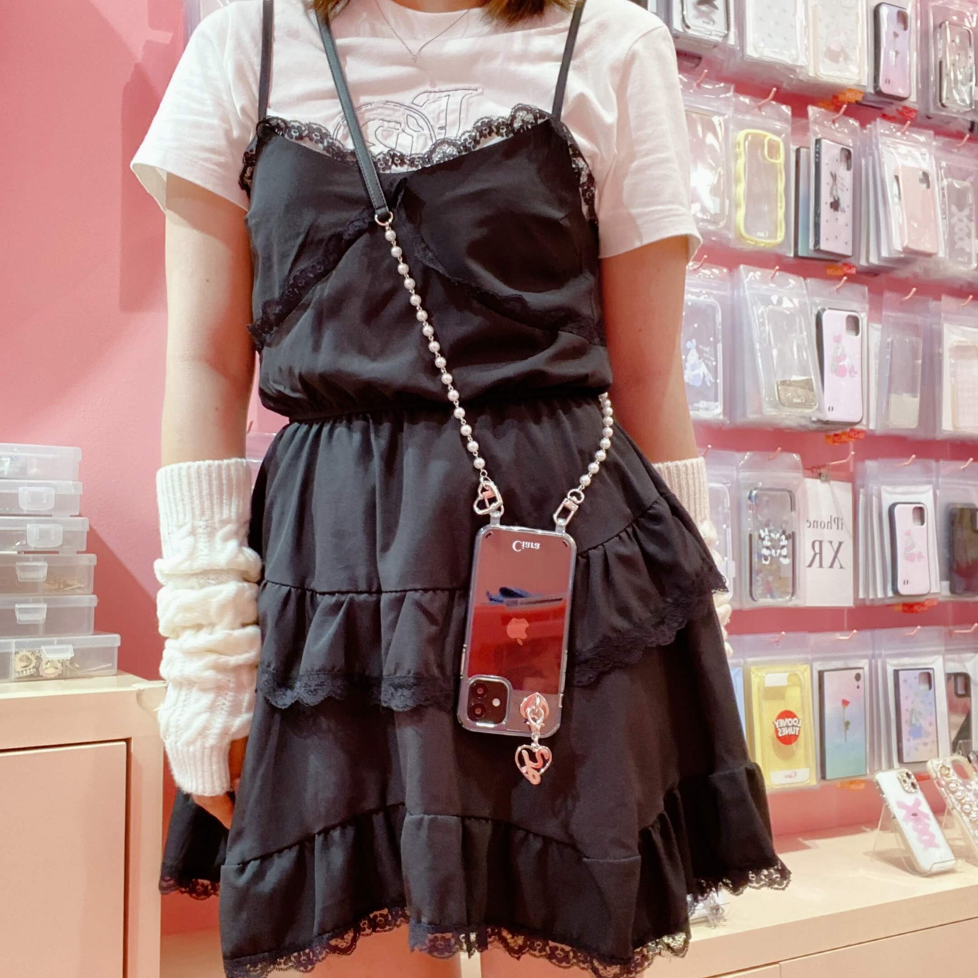 ブラックカスタムストラップケース