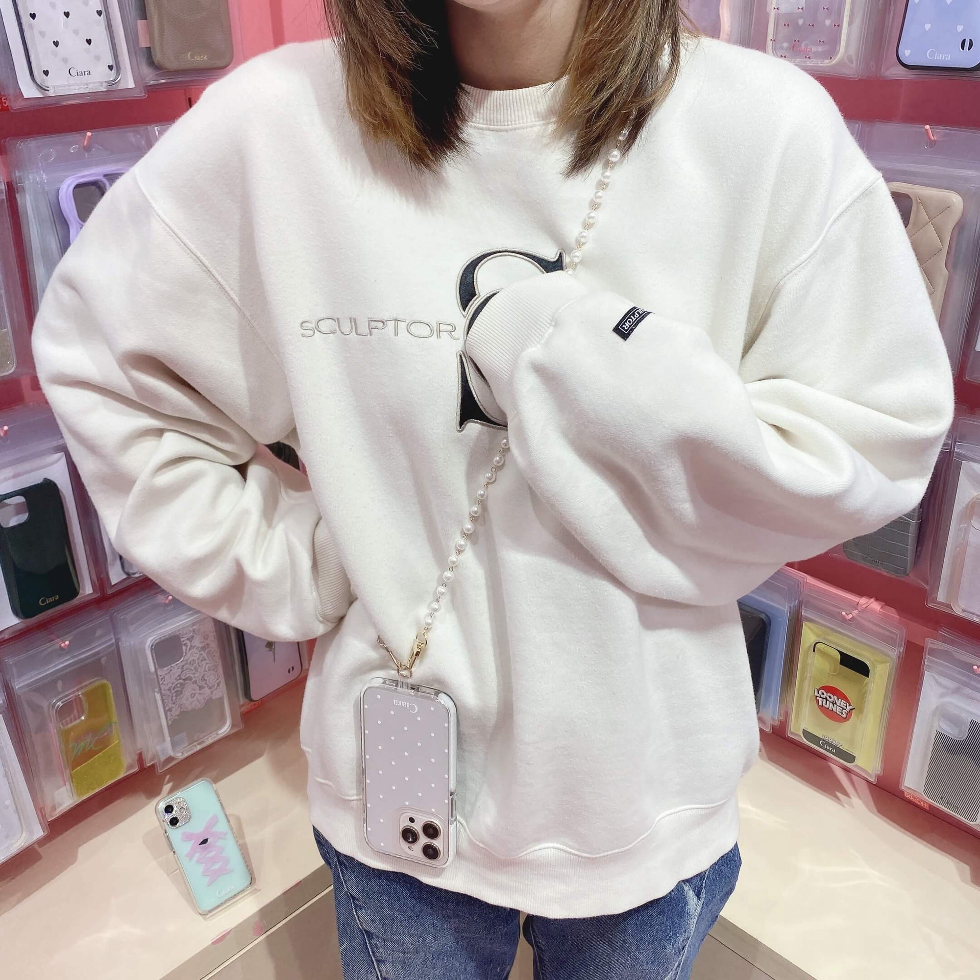 ストラップカスタムドットケース