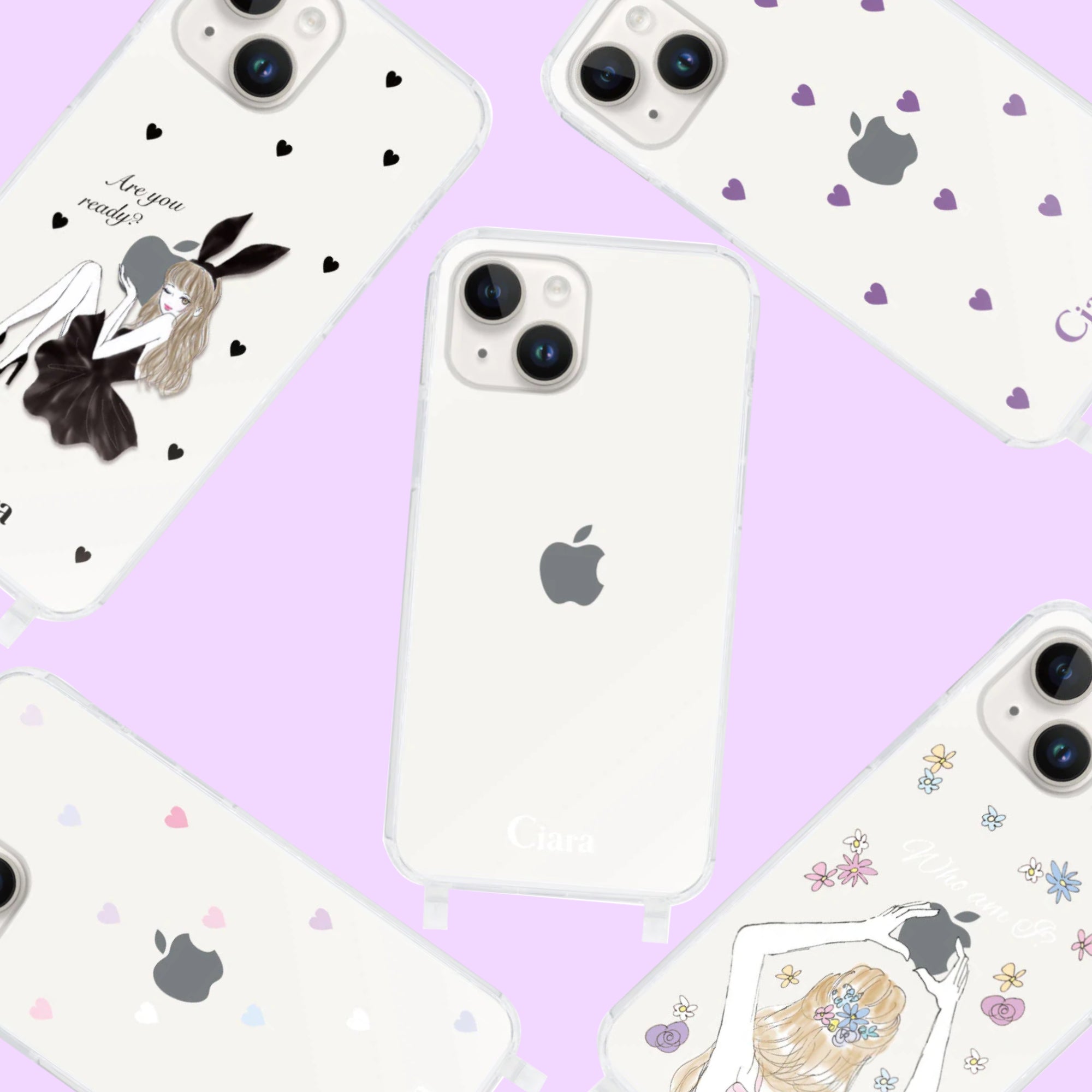 iPhone14クリアショルダーケースがおすすめ!特徴と種類をご紹介♪