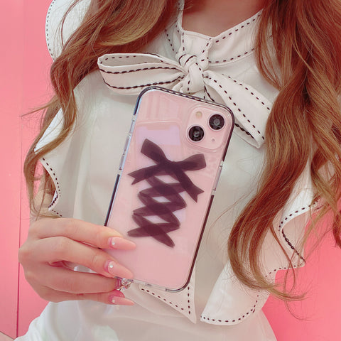 レースアップケース