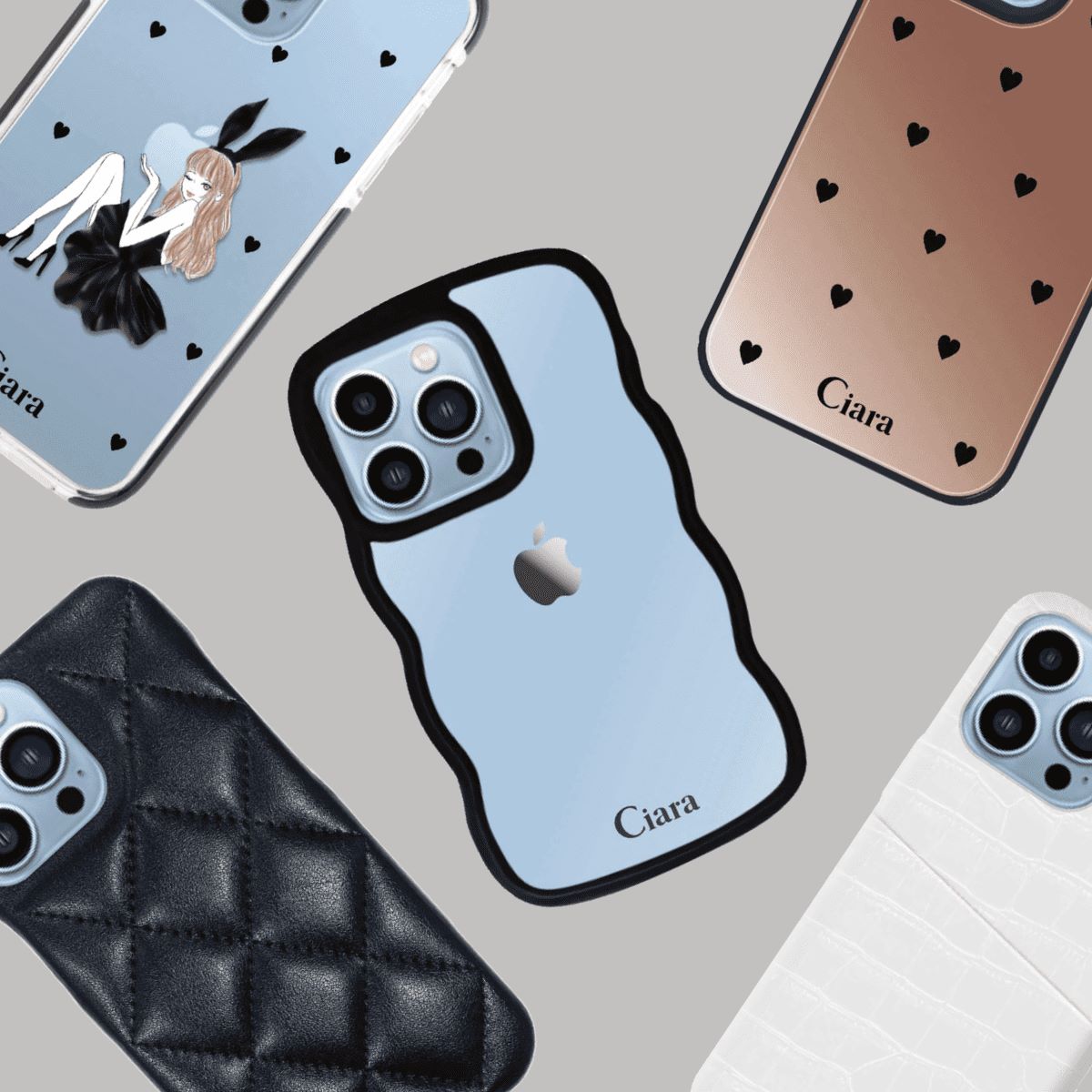 人気のiPhone13ProMaxケースを紹介!Ciaraの商品と特徴
