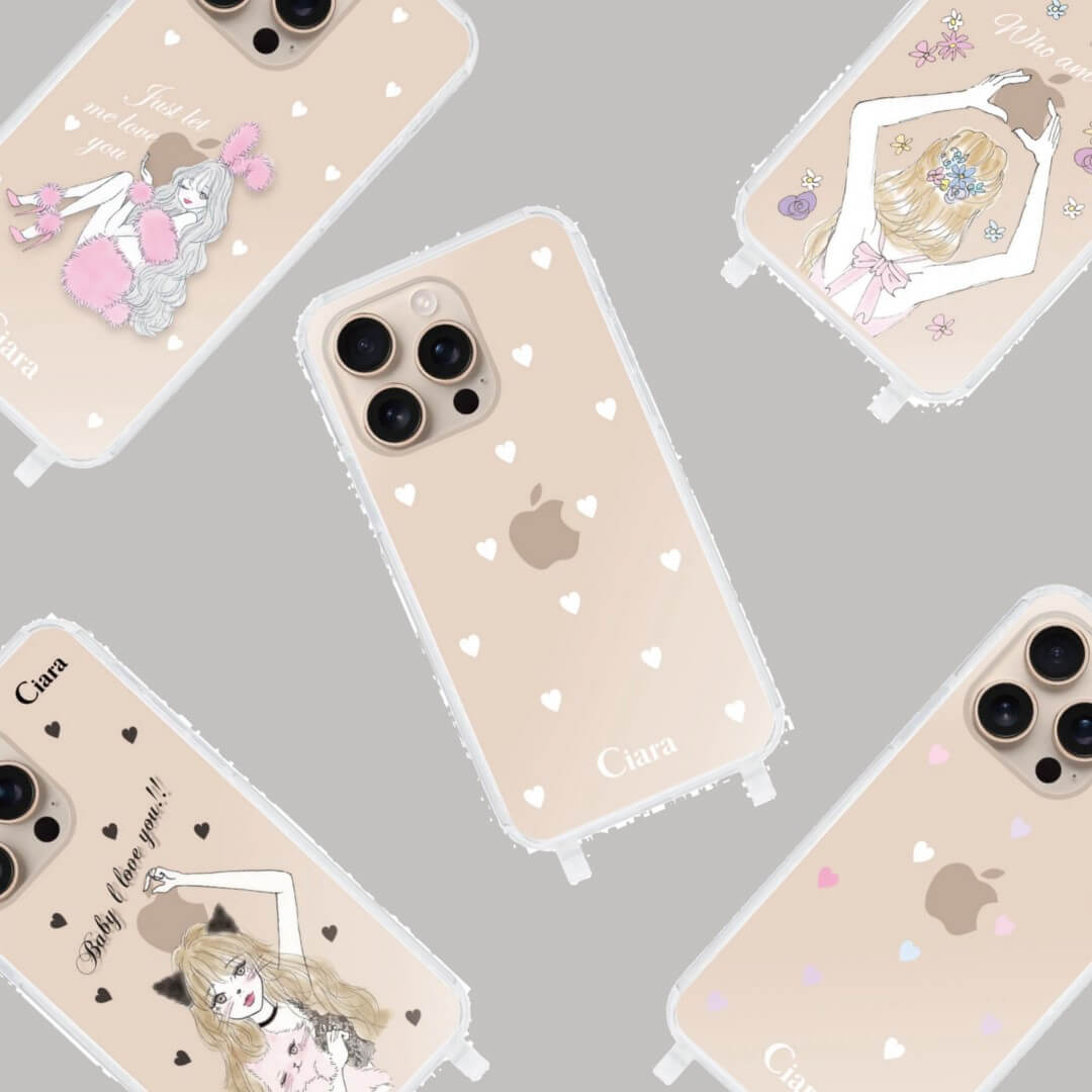 ストラップが付けられるiPhone16Pro透明クリアケースでお出掛けしよう!おすすめケースとストラップを紹介