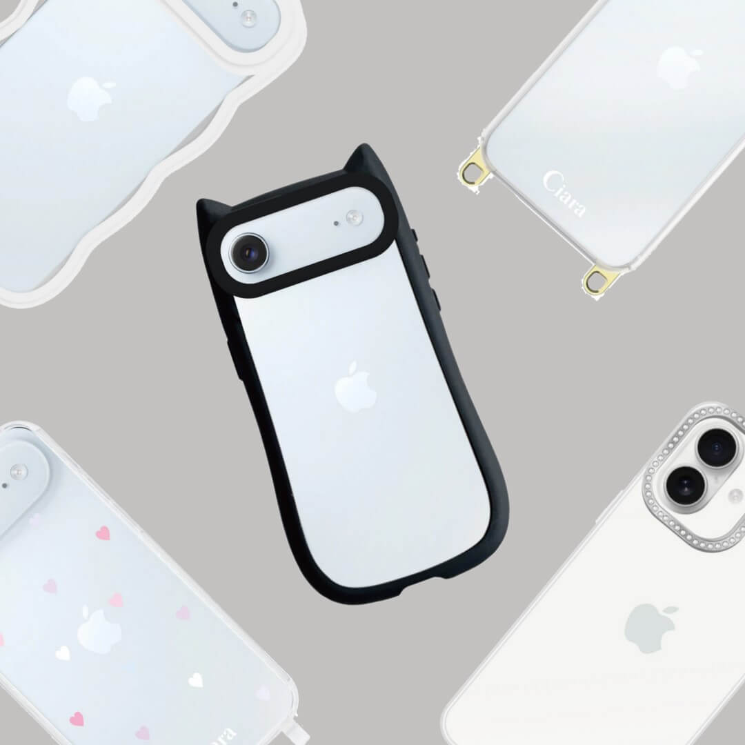 透明クリアなiPhoneAirケースで本体カラーを楽しもう!透明クリアケースに合うアレンジアイテムも紹介