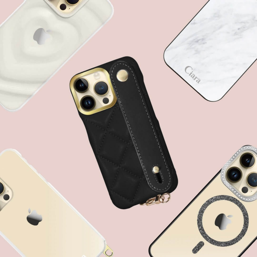 iPhone14ProMaxのゴールドに合うスマホケースはどれ?ケースの種類とおすすめを紹介