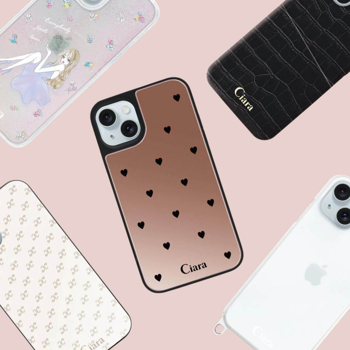 CASETiFY 花柄 iPhone15plusケース MagSafe対応