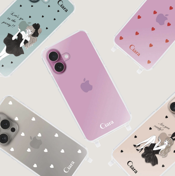 透明クリアなiPhone16ケースはショルダーにすると便利!アレンジ方法を紹介