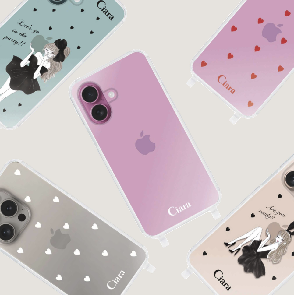 透明クリアなiPhone16ケースはショルダーにすると便利!アレンジ方法を紹介