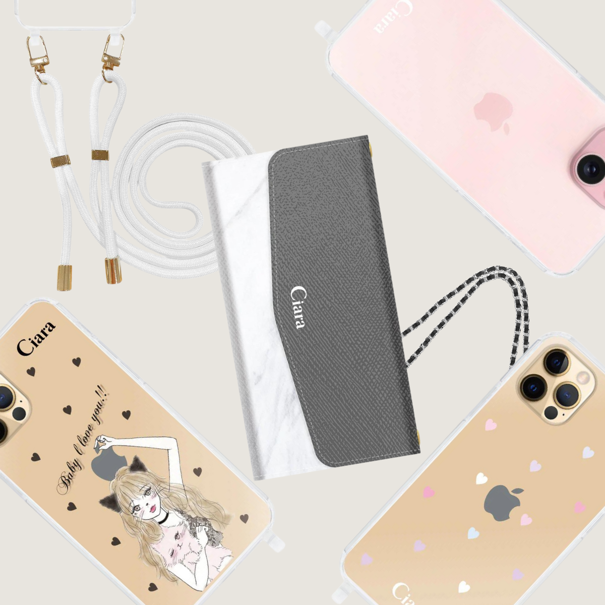 ショルダーiPhoneXSケースのおすすめ!ストラップをつける3つの理由