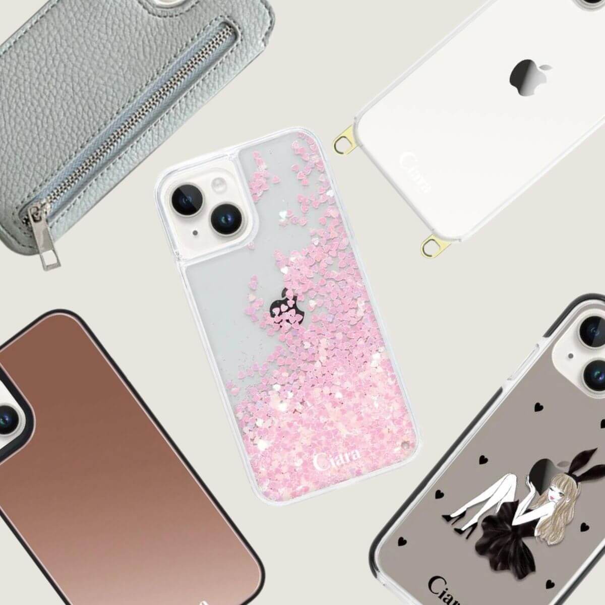 Christian Dior ブラック キルティング iPhone14プロケース