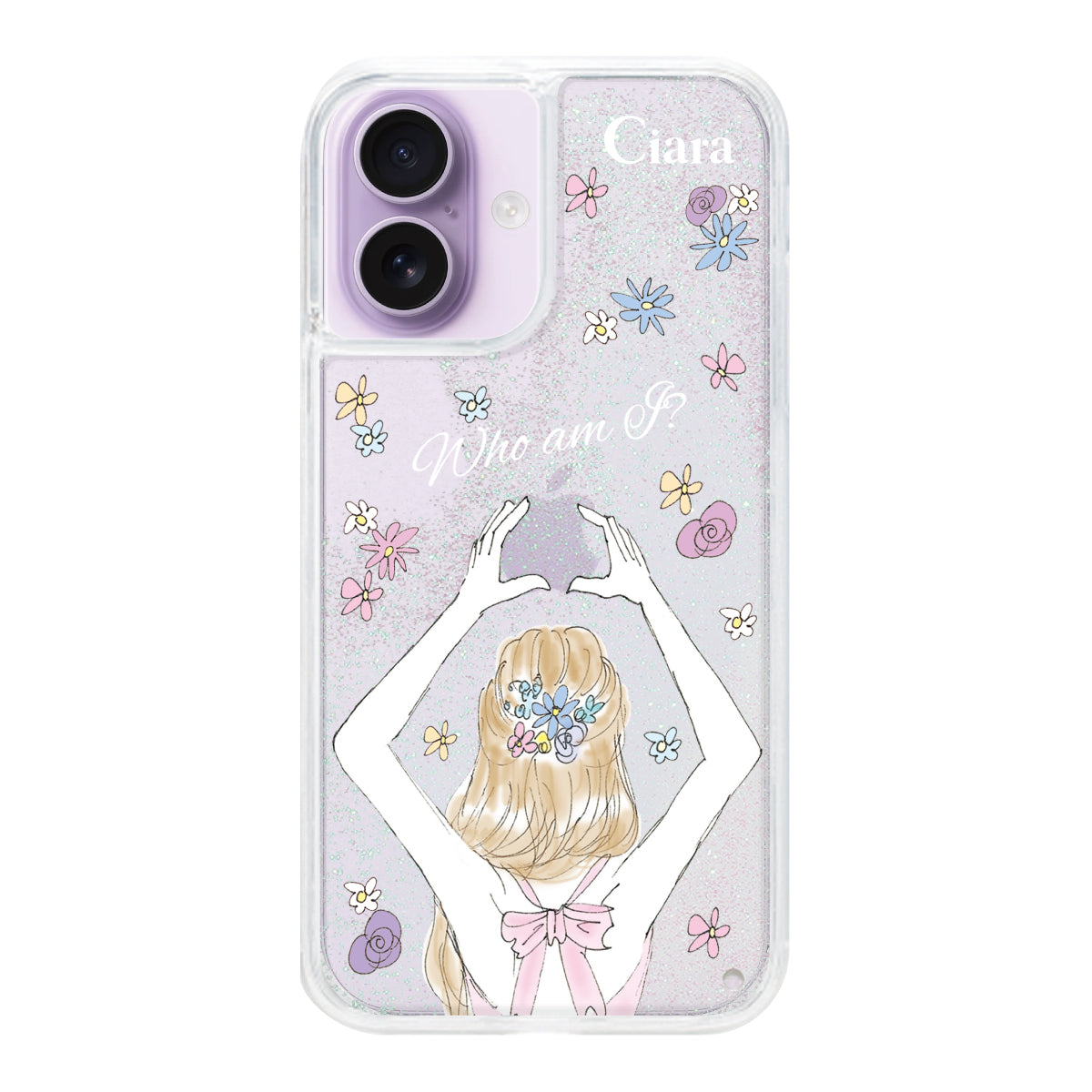 グリッター ブラック iPhoneケース iPhoneケース】 グリッター BACK SHOT(バックショット) | スマホケース