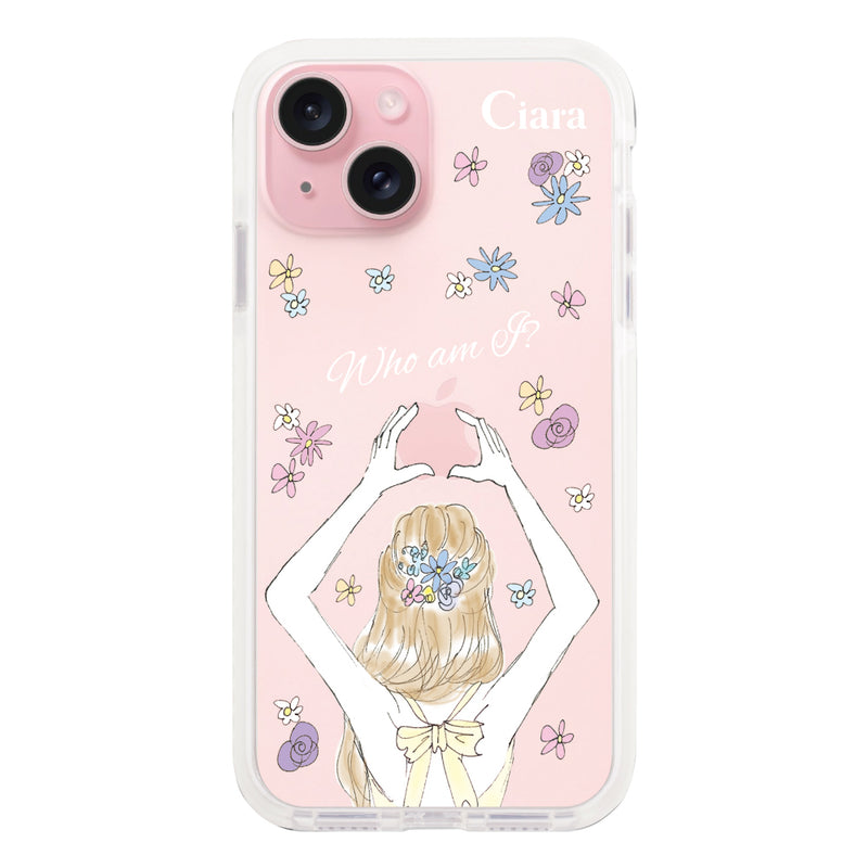 iPhoneケース クッションバンパー 耐衝撃クリアケース バックショット