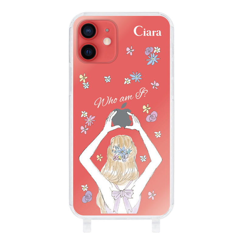 iPhoneケース ストラップクリアケース バックショット