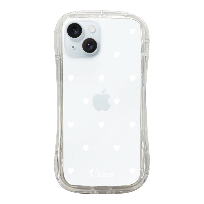 iPhoneケース TPUグリップ クリアケース スウィートハート